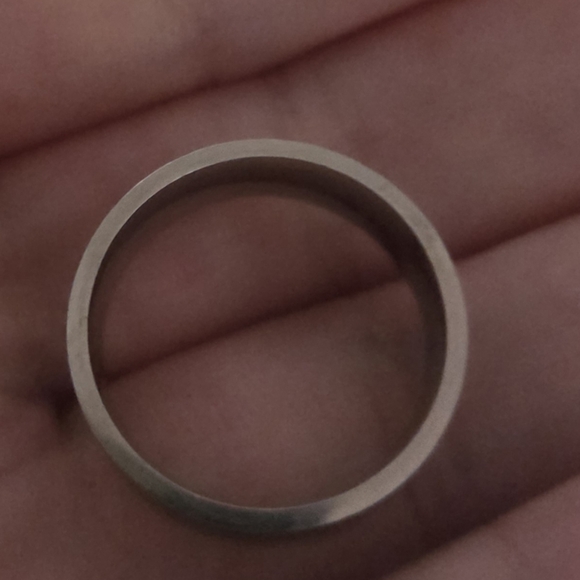 Men's Black and Silver Ring - Picture 3 of 6